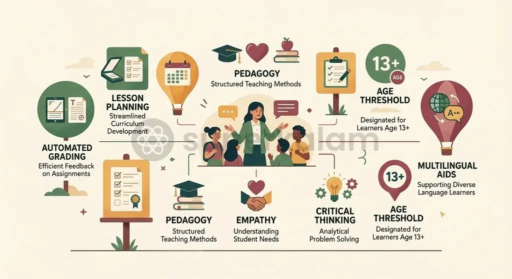 UNESCO's framework positions educators at the core of classroom learning, using algorithmic software solely as an instructional aid.