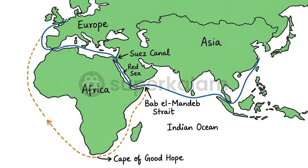 Rerouting maritime shipping around the Cape of Good Hope adds up to 4,000 nautical miles and 15 days of transit time.