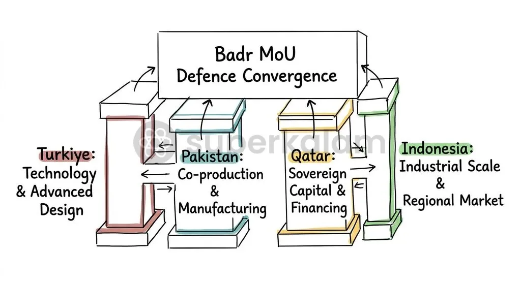 Each signatory country contributes distinct industrial, technological, or financial assets to the multilateral arrangement.