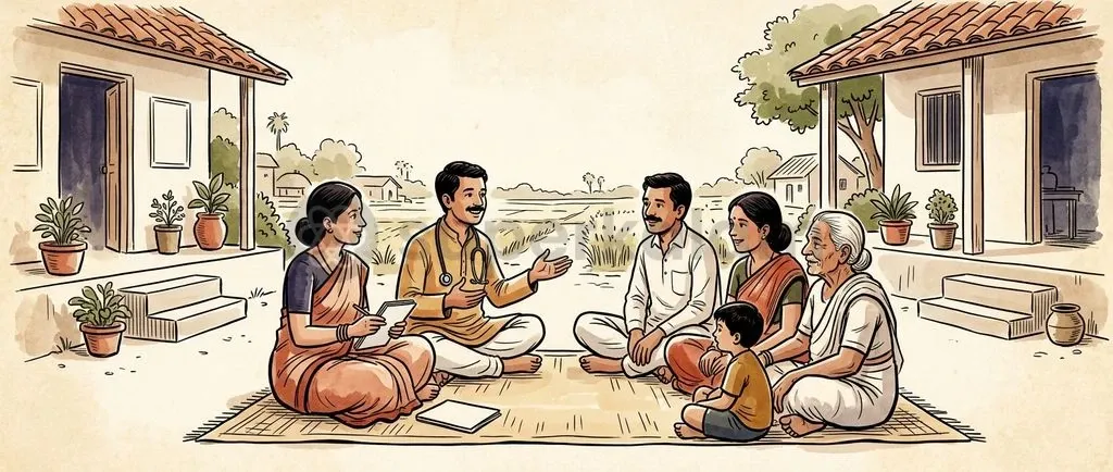 India's mental healthcare strategy relies on bridging grassroots community clinics with specialized tertiary institutions.