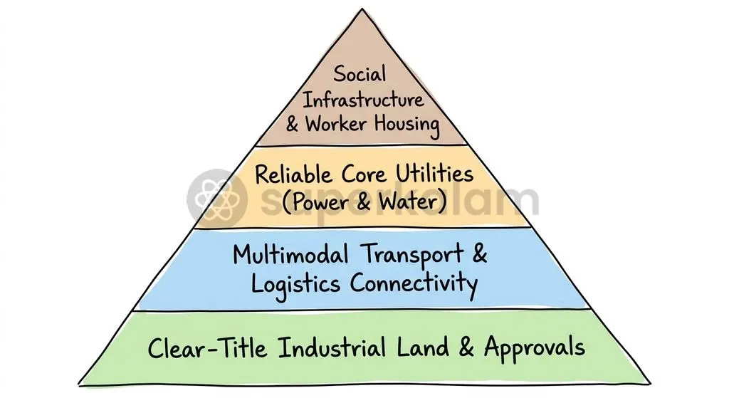 A stable industrial ecosystem rests on constitutional, physical, and social pillars that extend far beyond central fiscal sops.