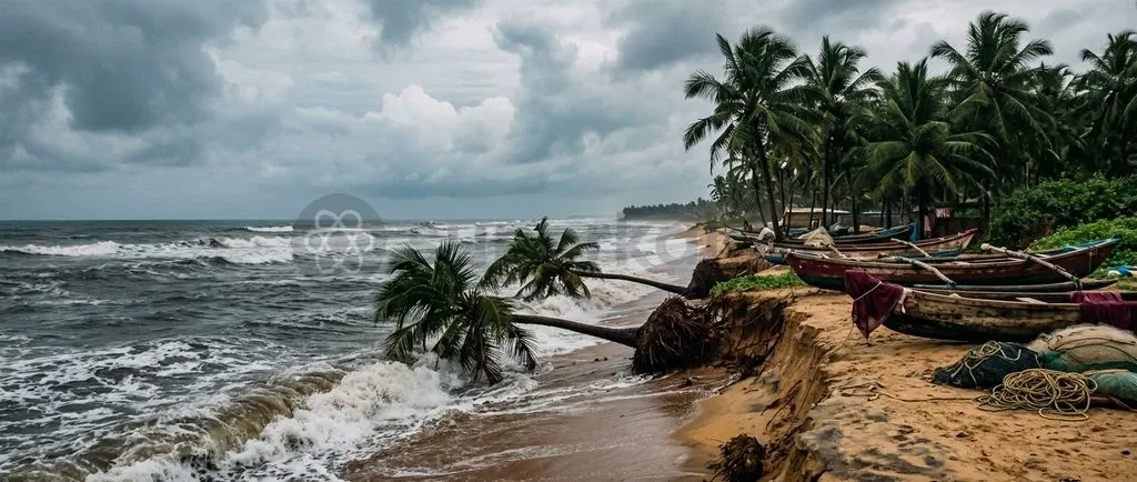 India's East Coast faces severe coastal retreat driven by frequent Bay of Bengal cyclonic surges and interrupted sediment pathways.