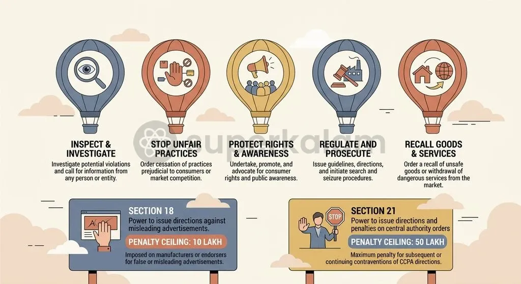 Statutory mechanisms under the Consumer Protection Act equip the CCPA to penalize deceptive digital interfaces.