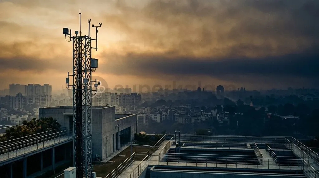 Delhi's municipal boundaries enclose 1,483 square kilometres, but its winter air quality is governed by meteorological airsheds that span northern India.