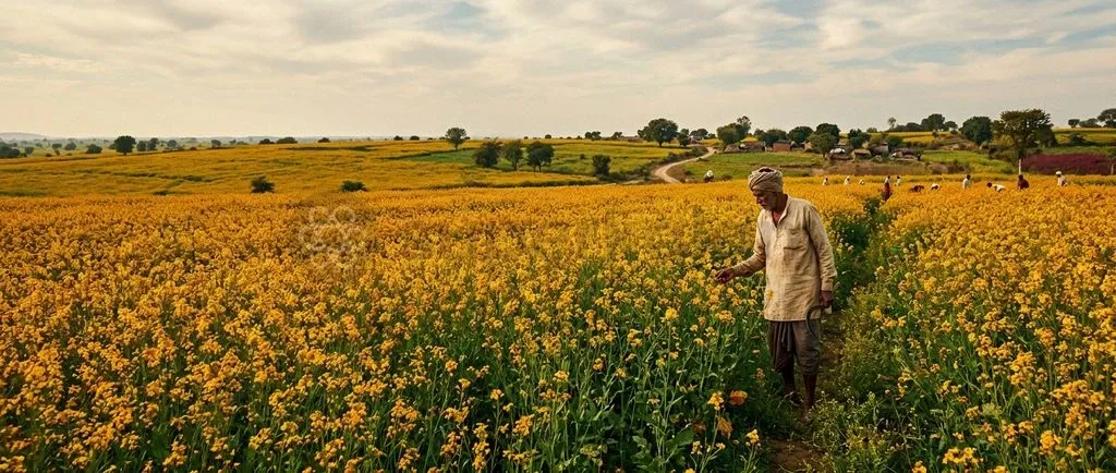 India balances domestic oilseed agriculture with large-scale vegetable oil imports to meet national culinary demand.