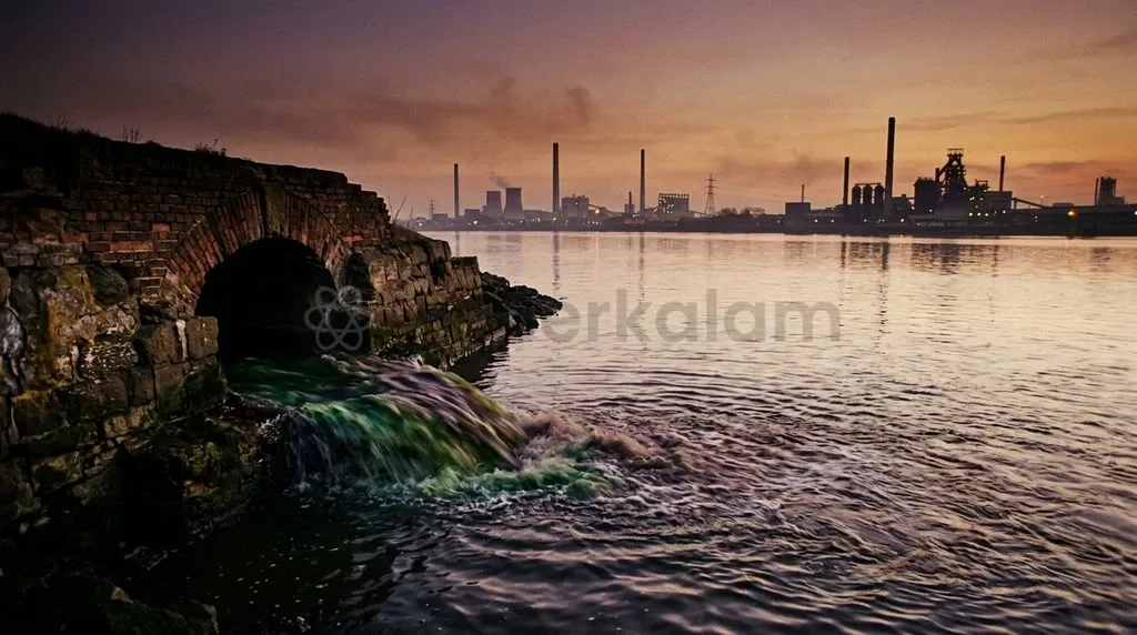 Industrial wastewater carries persistent toxic chemical loads that resist conventional microbial breakdown in the Ganga basin.
