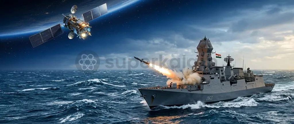 India's push for multi-domain network-centric warfare connects orbital C4ISR satellite systems with precision strike torpedoes across the maritime domain.