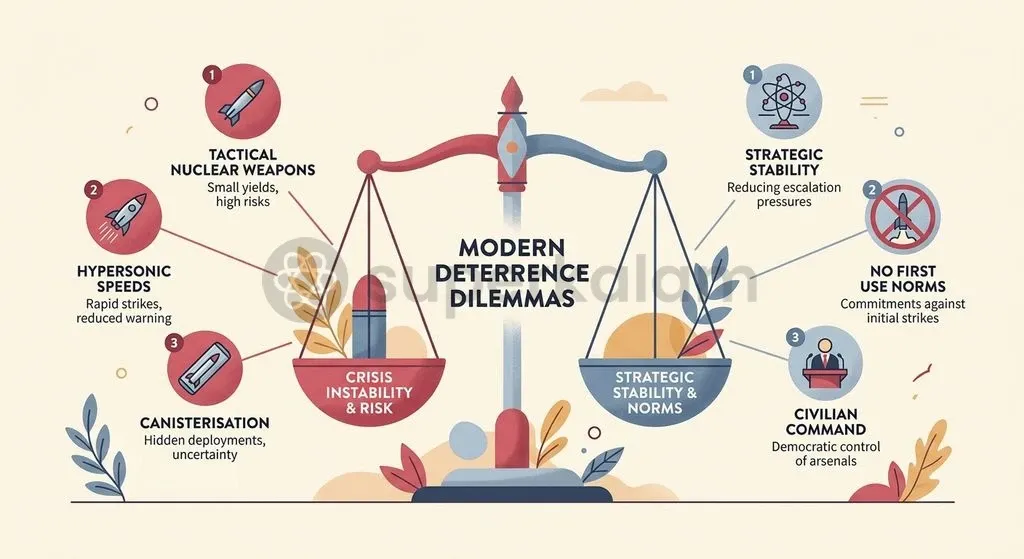 Evolving regional missile technologies and tactical systems drive contemporary debates surrounding doctrinal flexibility.