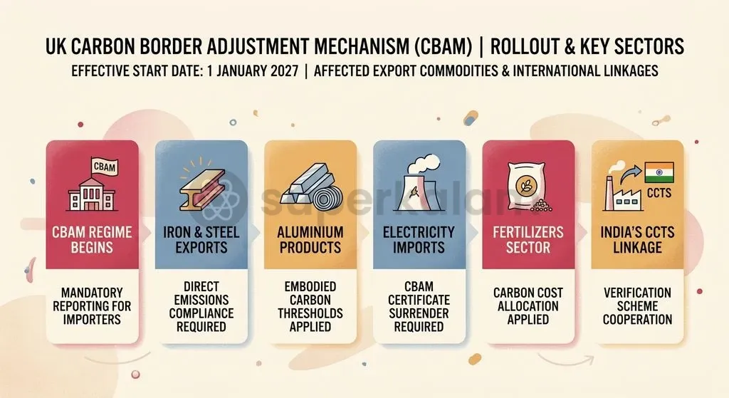 With the UK CBAM taking effect in January 2027, Indian steel and aluminium exporters face new carbon pricing verification requirements at British ports.