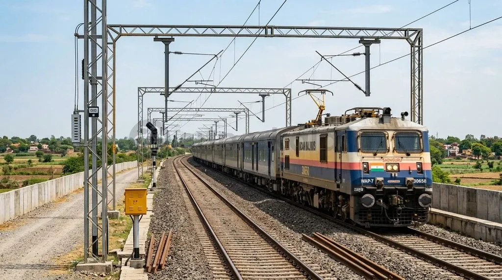 Kavach 4.0 modernises India's rail network by combining in-cab telemetry, electronic interlocking, and automated train protection.