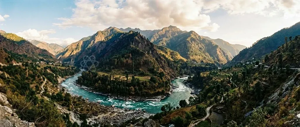 The Tons River in the Garhwal Himalayas, site of the upcoming Kishau Multipurpose Project.