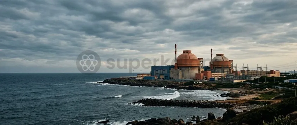 The Kudankulam nuclear complex in Tamil Nadu, where a 2019 administrative malware breach spurred widespread national cybersecurity reforms.