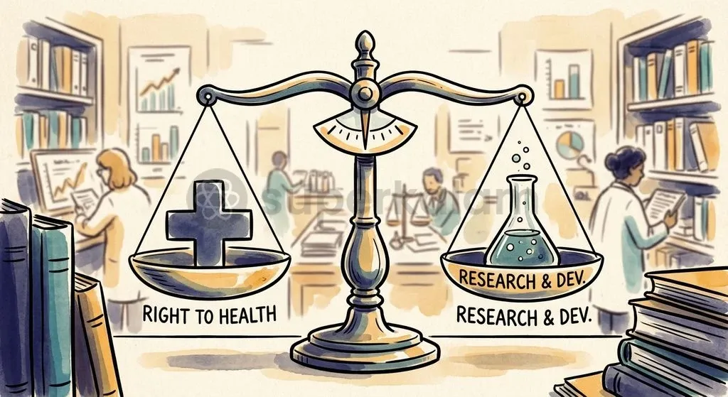 Balancing life-saving healthcare access with sustainable pharmaceutical research represents a defining ethical and constitutional challenge.
