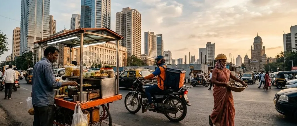 India's rapid urban growth contrasts with persistent informal poverty, highlighting the need for comprehensive welfare delivery under NULM 2.0.
