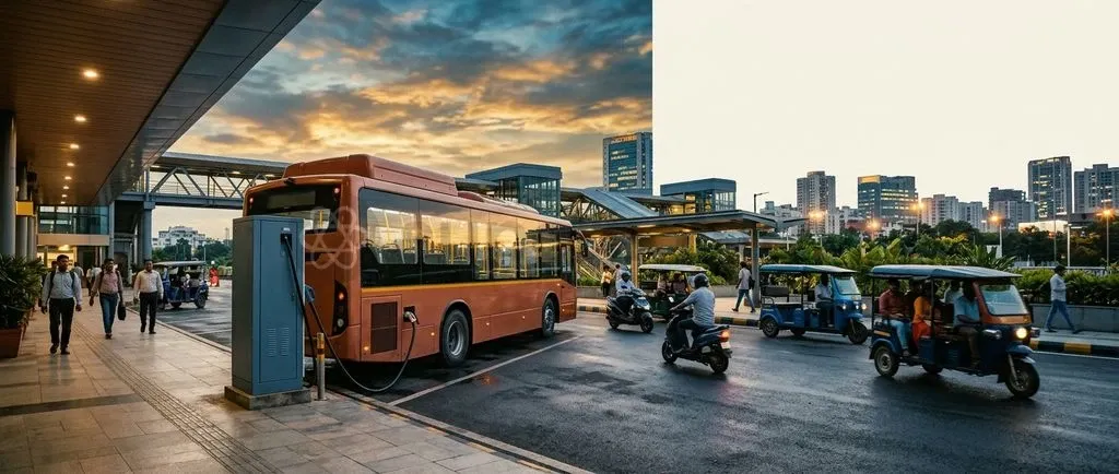 India's PM E-DRIVE scheme pivots national mobility policy toward mass public transportation, fleet electrification, and nationwide charging infrastructure.