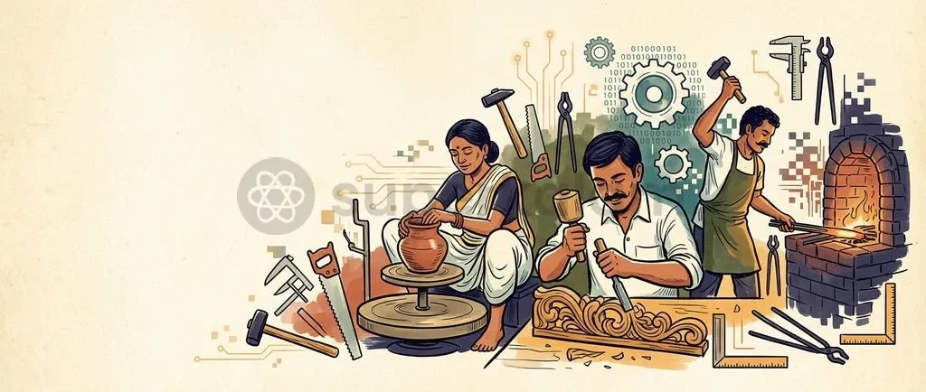 The PM Vishwakarma Scheme provides holistic institutional support spanning recognition, skill modernisation, and concessional credit to informal artisans.