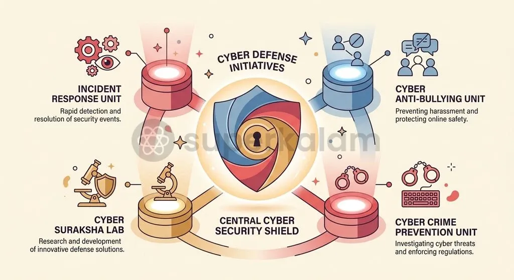 Project Cyber AASHVAST organizes state cyber intervention into four specialized operational pillars.