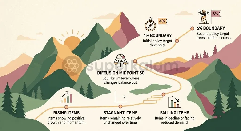 The diffusion index maps price momentum across three analytical stages, transforming raw commodity movements into actionable policy indicators.