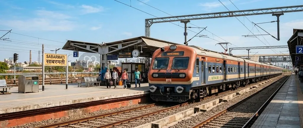 Indian Railways operationalised its first LNG-diesel dual-fuel DEMU rake on the Sabarmati–Mahesana route in Gujarat.